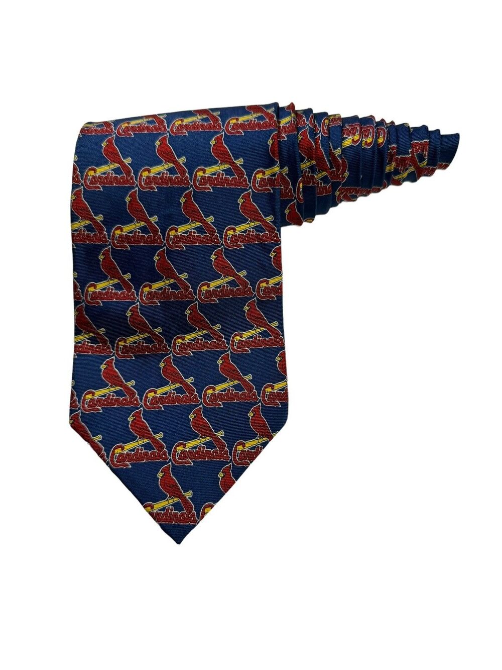 Ralph Marlin RM Sport MLB St Louis Cardinals Logo 2002 Novelty Necktie Vintage